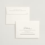 "Lustre" - Wedding Invitations in Cloud by Nicole Walsh - FREE Recipient Addressing
