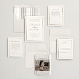 "Lustre" - Wedding Invitations in Cloud by Nicole Walsh - Invitation Suite