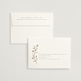 "Perennial" - Wedding Invitations in Cotton by Amy Kross - FREE Recipient Addressing