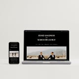 "Black Tie Affair" - Wedding Invitations in Onyx by Hooray Creative - FREE Wedding Website
