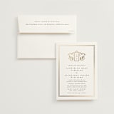 "Summit Serenity" - Wedding Invitations in Quartz by Ana de Sousa - Invitation with Envelope