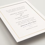 "Opulence" - Wedding Invitations in Pearl by Stacey Meacham - Detail