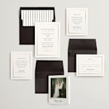 "Opulence" - Wedding Invitations in Pearl by Stacey Meacham - Invitation Suite
