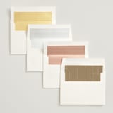 "Loren" - Wedding Invitations in Cotton by Christie Garcia - Envelope Liner Options