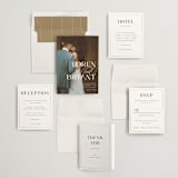 "Loren" - Wedding Invitations in Cotton by Christie Garcia - Invitation Suite