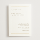 "The Gallery" - Wedding Invitations in Quartz by Kristie Kern - Front