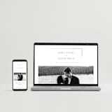 "The Gallery" - Wedding Invitations in Quartz by Kristie Kern - FREE Wedding Website