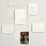 "The Gallery" - Wedding Invitations in Quartz by Kristie Kern - Invitation Suite