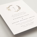 "Embrace" - Wedding Invitations in Cloudy by Jennifer Postorino - Detail