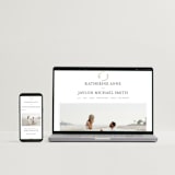 "Embrace" - Wedding Invitations in Cloudy by Jennifer Postorino - FREE Wedding Website