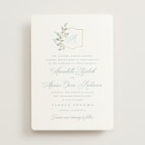 "Marmont" - Wedding Invitations in Bluebell by Kristie Kern - Front