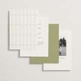 "Marmont" - Wedding Invitations in Lilac by Kristie Kern - Back of Card Options