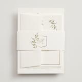 "Marmont" - Wedding Invitations in Lilac by Kristie Kern - Assembled with Belly Band