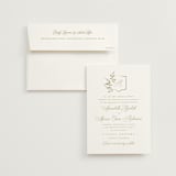 "Marmont" - Wedding Invitations in Lilac by Kristie Kern - Invitation with Envelope