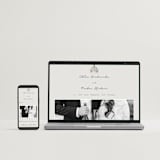 "Hand Illustrated Whimsical Chandelier" - Wedding Invitations in Noir by Jackie Crawford - FREE Wedding Website