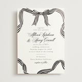 "All Tied Up" - Wedding Invitations in Diamond by Chris Griffith - Front