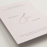 "Eloquent" - Wedding Invitations in Ivory by Angela Thompson - Detail