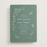 "Southern Romance" - Wedding Invitations in Eucalyptus by Simona Camp - Front