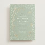 "Southern Romance" - Wedding Invitations in Pistachio by Simona Camp - Front
