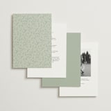"Southern Romance" - Wedding Invitations in Pistachio by Simona Camp - Back of Card Options