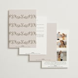 "Manuet" - Wedding Invitations in Vanilla by Petra Kern - Back of Card Options