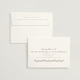 "Manuet" - Wedding Invitations in Vanilla by Petra Kern - FREE Recipient Addressing