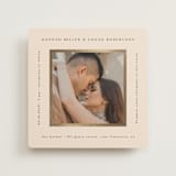 "Framed Photo" - Wedding Invitations in Latte by Stacy Maalouf - Front