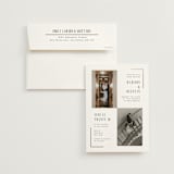 "Documentary" - Wedding Invitations in Lily by Heather Schertzer - Invitation with Envelope