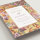 "Autumn flowers" - Wedding Invitations in Amber by Alexandra Dzh - Detail