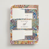 "Autumn flowers" - Wedding Invitations in Amber by Alexandra Dzh - Assembled with Belly Band