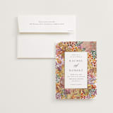 "Autumn flowers" - Wedding Invitations in Amber by Alexandra Dzh - Invitation with Envelope