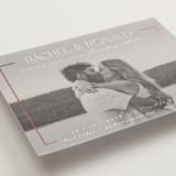 "Bellino" - Wedding Invitations in Snow by AK Graphics - Detail
