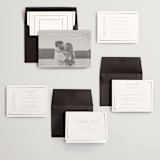 "Bellino" - Wedding Invitations in Snow by AK Graphics - Invitation Suite