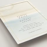 "Contemplate" - Wedding Invitations in Sand by Janean Hinger - Detail