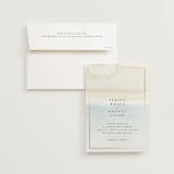 "Contemplate" - Wedding Invitations in Sand by Janean Hinger - Invitation with Envelope