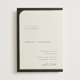 "Tuxedo" - Wedding Invitations in Black Tie by Carolyn Nicks - Front