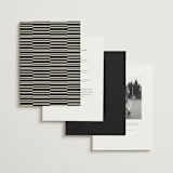 "Tuxedo" - Wedding Invitations in Black Tie by Carolyn Nicks - Back of Card Options