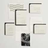 "Tuxedo" - Wedding Invitations in Black Tie by Carolyn Nicks - Invitation Suite
