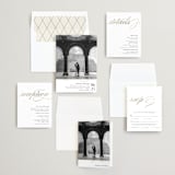 "Love" - Wedding Invitations in Cloud by Shannon Chen of Four Wet Feet Studio - Invitation Suite