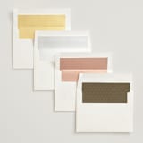 "Simple Art Nouveau" - Wedding Invitations in Cream by Katie Zimpel - Envelope Liner Options