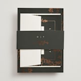 "Quince" - Wedding Invitations in Ivy by Kelly Schmidt - Assembled with Belly Band