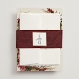 "poetique" - Wedding Invitations in Autumn by Kate Ahn - Assembled with Belly Band