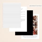 "Heard the news" - Wedding Invitations in Cotton by Stacey Meacham - Back of Card