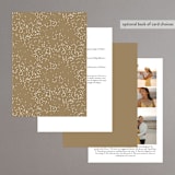 "glitter arch" - Wedding Invitations in Champagne by Design Lotus - Back of Card