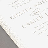 "glitter arch" - Wedding Invitations in Champagne by Design Lotus - Close-Up