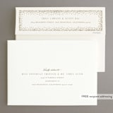 "glitter arch" - Wedding Invitations in Champagne by Design Lotus - FREE Recipient Addressing