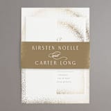 "glitter arch" - Wedding Invitations in Champagne by Design Lotus - Assembled