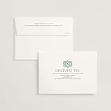 "Celtic Love Knot" - Wedding Invitations in Clover by Kerry Doyle - FREE Recipient Addressing