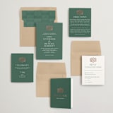 "Celtic Love Knot" - Wedding Invitations in Clover by Kerry Doyle - Invitation Suite