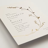 "Vine Wrap" - Wedding Invitations in Cotton by Amy Kross - Detail